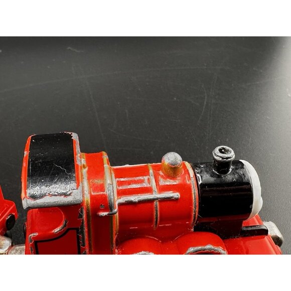 2002 James And Tender Thomas & Friends Take-N-Play Along Diecast Train #5 Engine - Picture 8 of 11